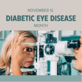 woman getting an eye exam